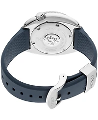 Seiko Men's Automatic Prospex Diver Dark Blue Silicone Strap Watch 45mm