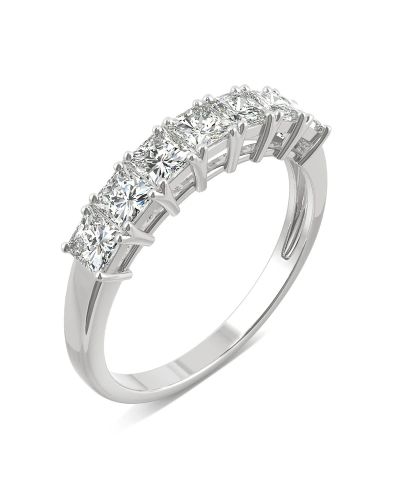 Moissanite Square Anniversary Band 1-1/4 ct. t.w. Diamond Equivalent in 14k White Gold