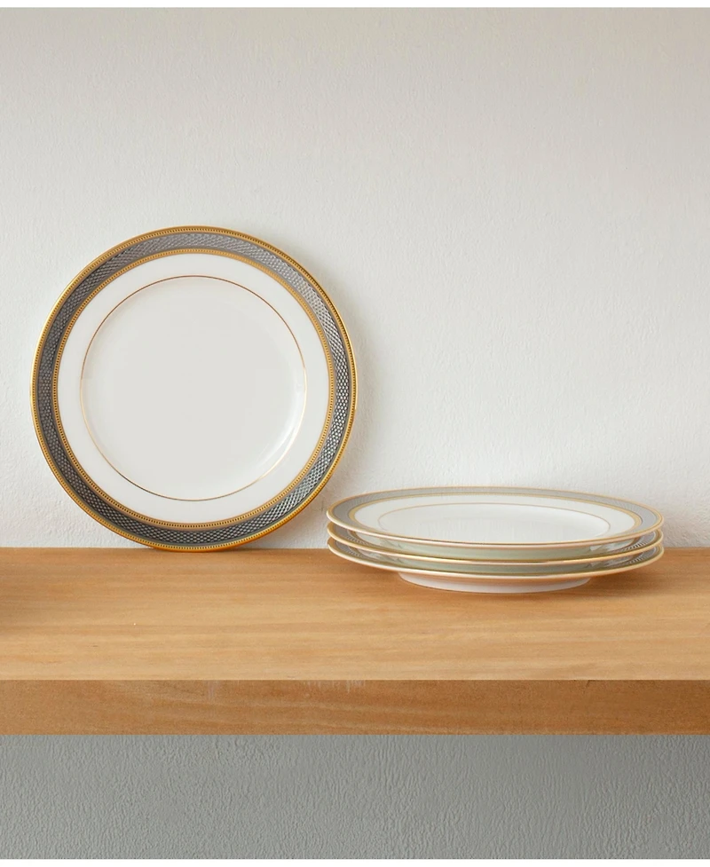 Brilliance Set of 4 Bread & Butter/Appetizer Plates, 6-1/2"