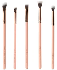 Luxie 5-Pc. Rose Gold Eye Essential Brush Set