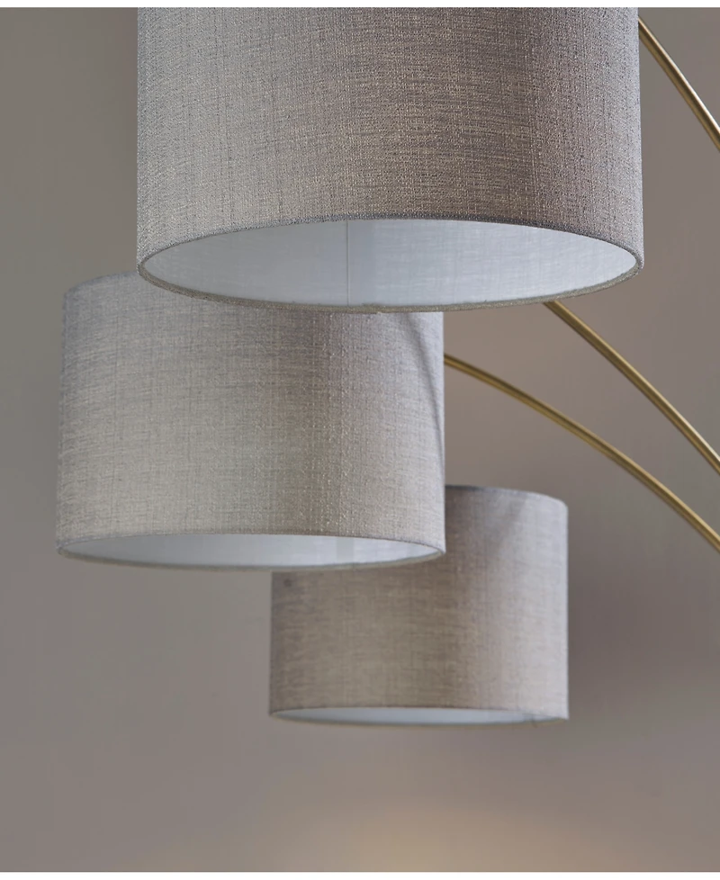 Adesso Bergen 3-Arm Arc Lamp