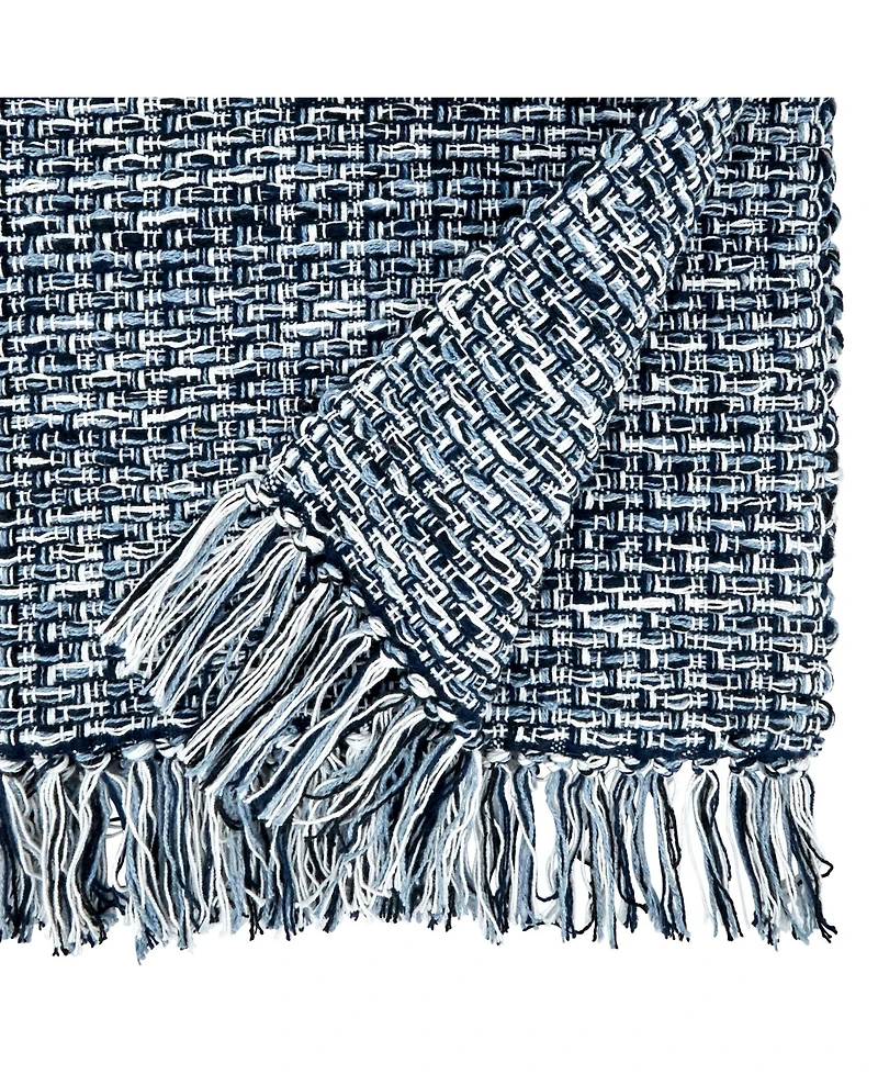 Saro Lifestyle Woven Design Long Table Runner, 72" x 16"