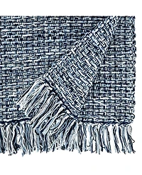 Saro Lifestyle Woven Design Long Table Runner, 72" x 16"