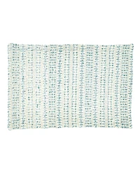 Saro Lifestyle Table Placemats with Woven Line Design Set of 4, 20" x 14"