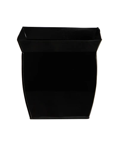11.75" Fluted Metal Square Planter