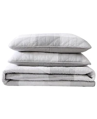 Eddie Bauer Boulder Plaid Reversible 3 Piece Quilt Set, Full/Queen