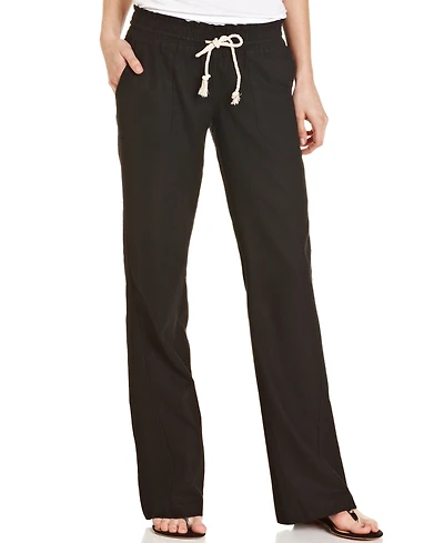 Roxy Juniors' Oceanside Wide-Leg Drawstring Pants
