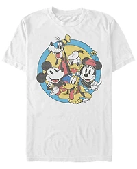 Men's Mickey Classic Original Buddies Short Sleeve T-shirt