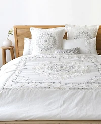 Levtex Harleson Medallion Embroidered 3-Pc. Comforter Set, King