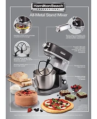 Hamilton Beach Professional All-Metal Stand Mixer