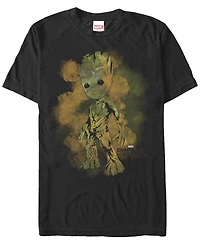 Fifth Sun Men's Watercolor Groot Short Sleeve Crew T-shirt