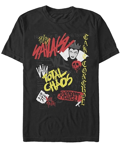 Fifth Sun Men's Villain Graffiti Short Sleeve Crew T-shirt