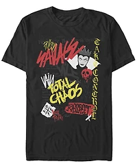 Fifth Sun Men's Villain Graffiti Short Sleeve Crew T-shirt