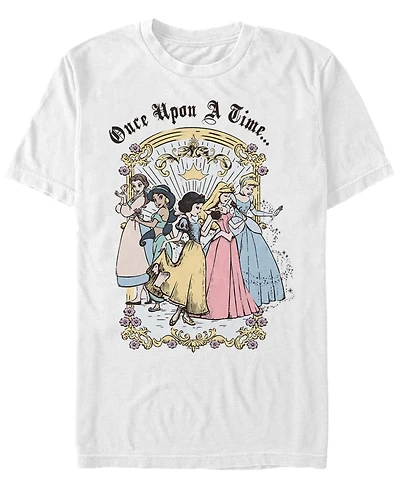 Fifth Sun Men's Vintage-Like Princess Short Sleeve Crew T-shirt