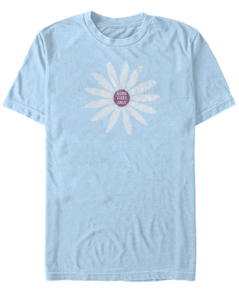 Fifth Sun Men's Simple Daisy Short Sleeve Crew T-shirt