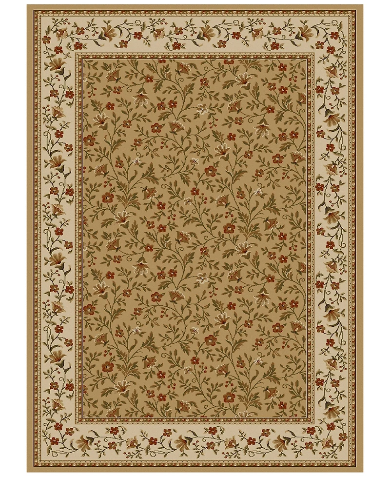 Closeout! Km Home Area Rug Set, Roma Collection 3 Piece Set Floral