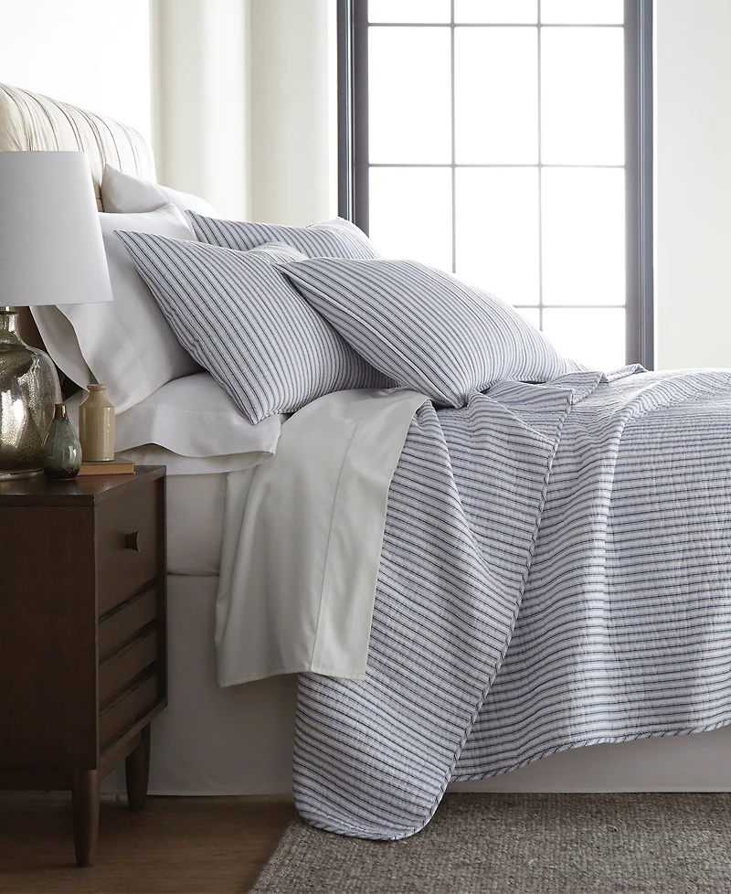 Levtex Tobago Stripe Reversible 3-Pc. Quilt Set