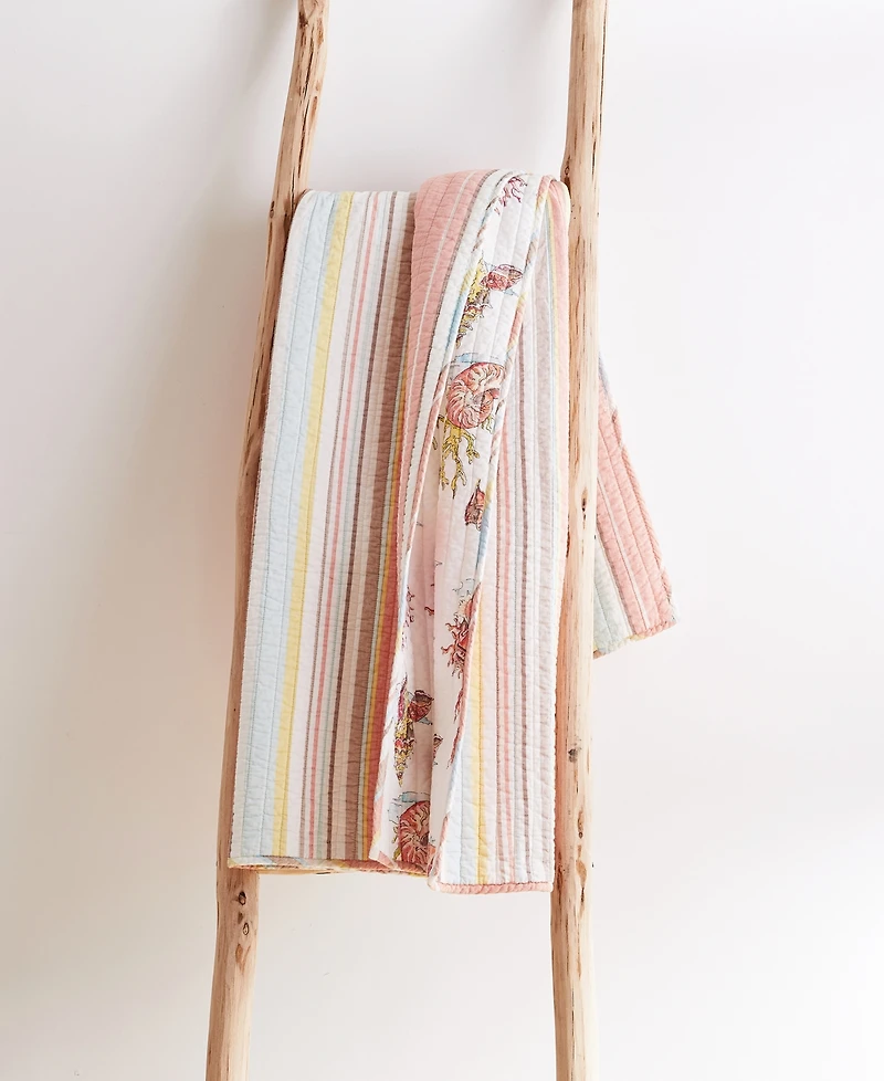 Levtex Brighton Coral Quilted Throw, 50" x 60"