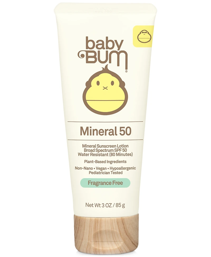 Sun Bum Baby Bum Spf 50 Mineral Sunscreen Lotion, 3 oz.