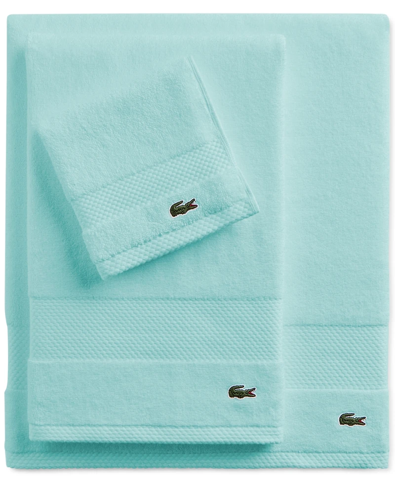 Lacoste Home Heritage Anti-Microbial Supima Cotton Bath Towel, 30" x 54"