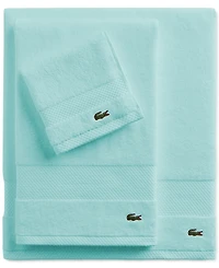 Lacoste Home Heritage Anti-Microbial Supima Cotton Bath Towel, 30" x 54"
