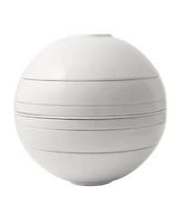 Villeroy & Boch La Boule White 7-Piece Dinnerware Set, Service for 2