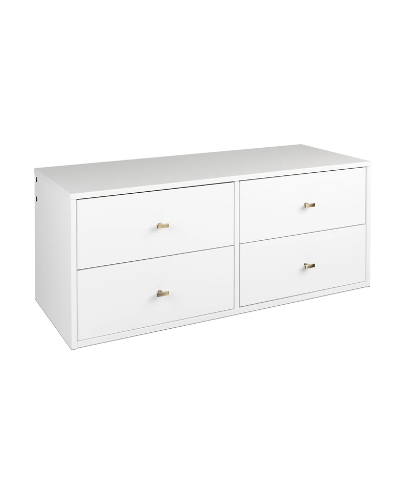 Prepac Floating 4-Drawer Dresser