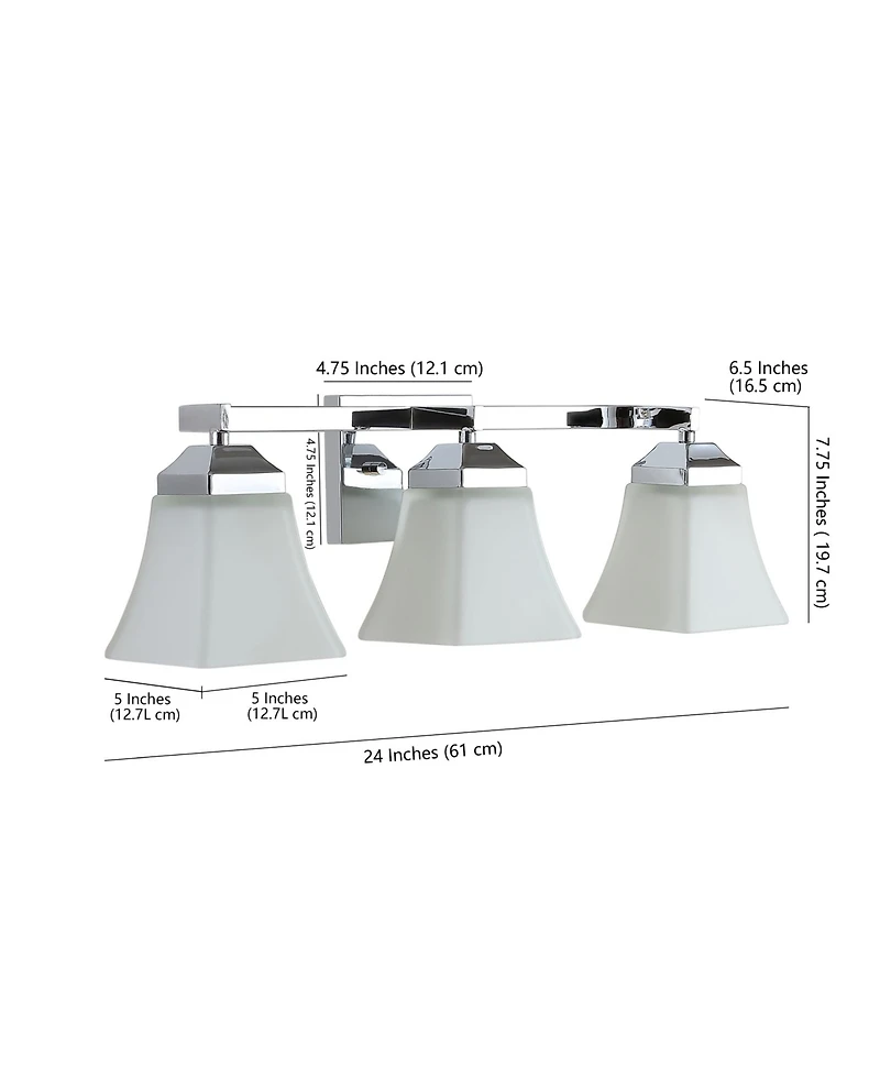 Staunton 3-Light Modern Cottage Led Vanity Light