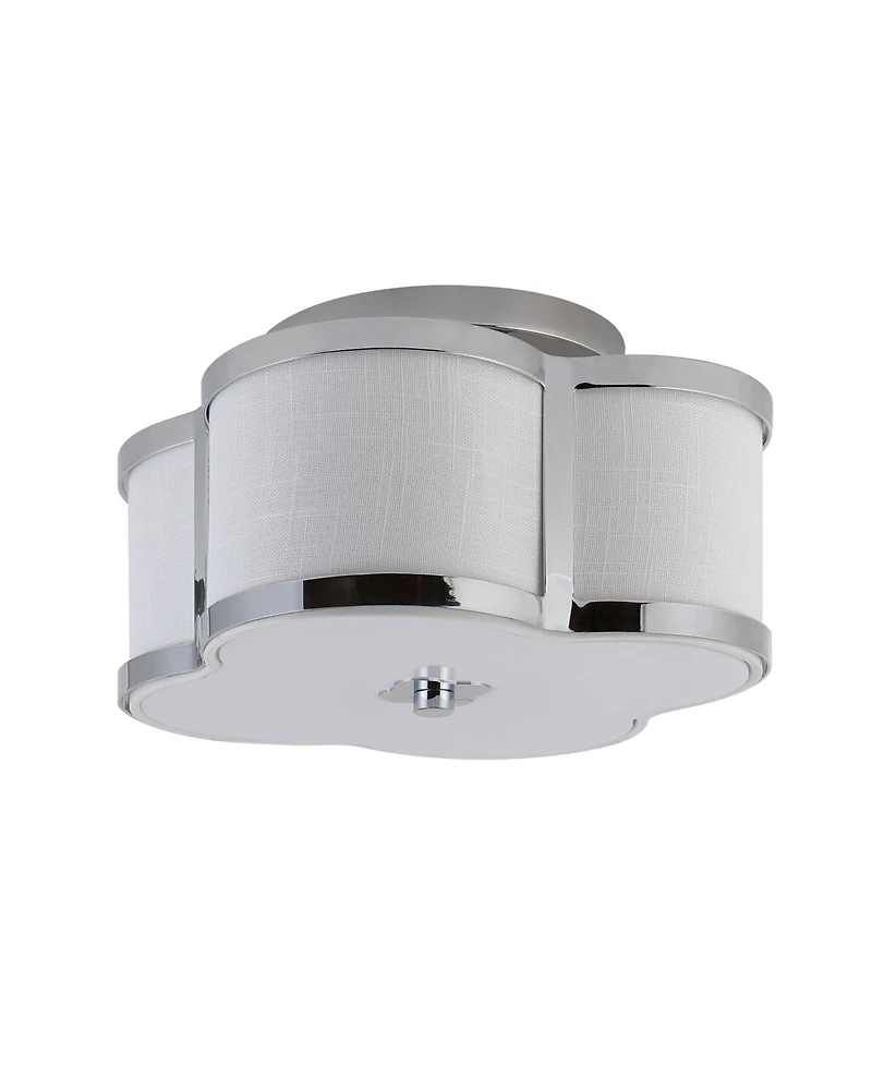 Quatrefoil Scalloped Shade Classic Glam Led Flush Mount