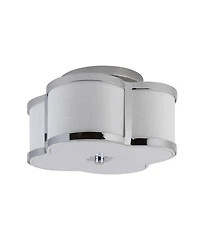 Quatrefoil Scalloped Shade Classic Glam Led Flush Mount