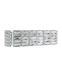 Evelyn Crystal Rectangle -Light Glam Modern Led Vanity Light