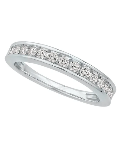 Certified Diamond Channel Band (1/2 ct. t.w.) 14K White Gold or Yellow
