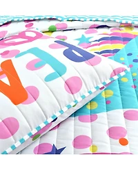 Lush Decor Kids Unicorn Rainbow 4-Pc. Quilt Set, Twin/Twin Xl