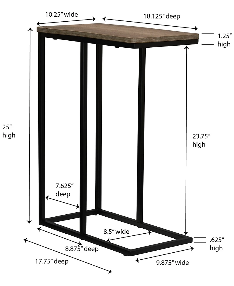 Household Essentials Modern Side Table