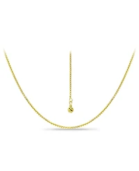 Giani Bernini Adjustable 16"- 22" Box Link Chain Necklace 18k Gold-Plated Sterling Silver, Created for Macy's (Also Silver)