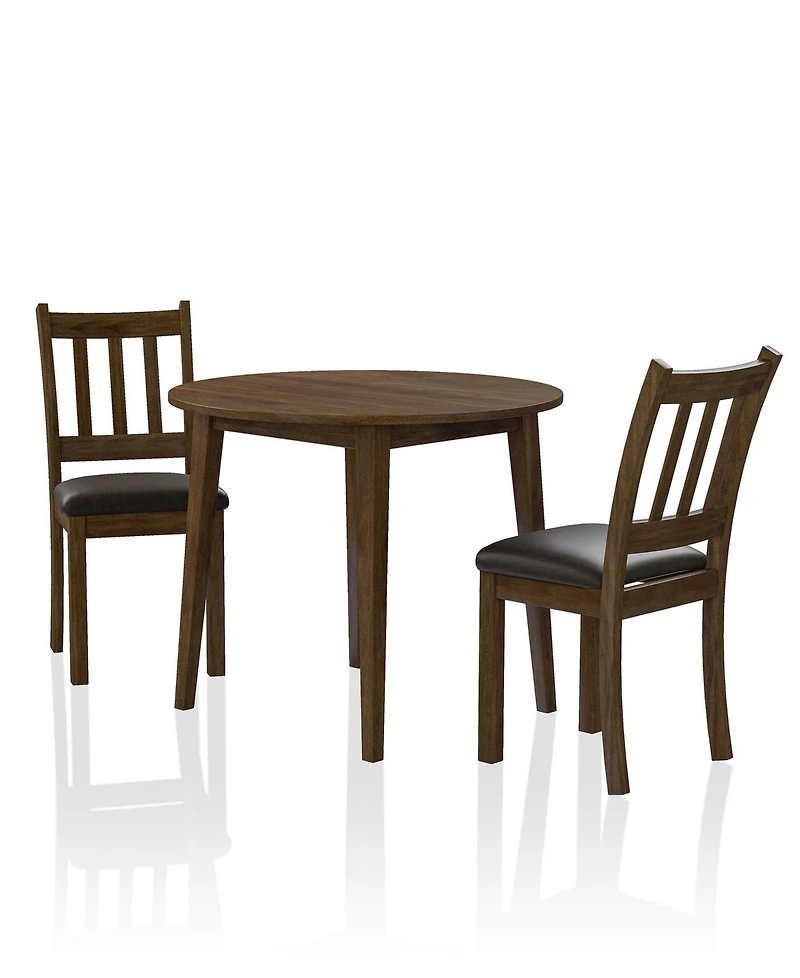Hedgecrow Round 3-Piece Dining Table Set
