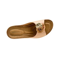 Gc Shoes Women's Sydney Rosette Wedge Sandals