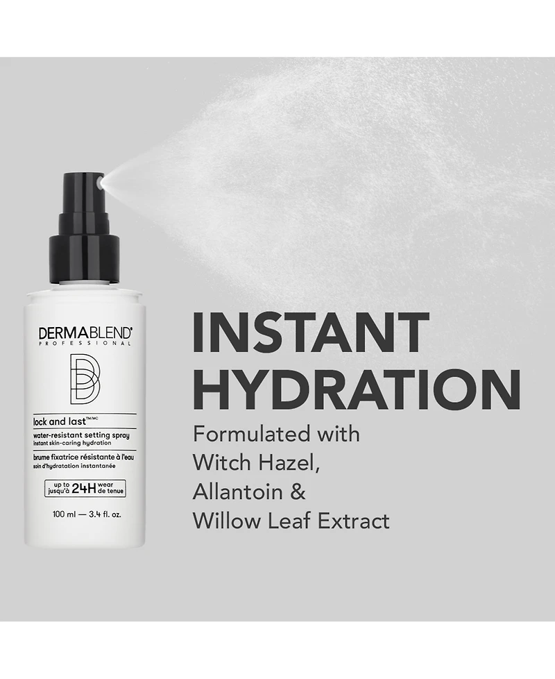 Dermablend Lock & Last Water-Resistant Setting Spray, 3.4 oz.