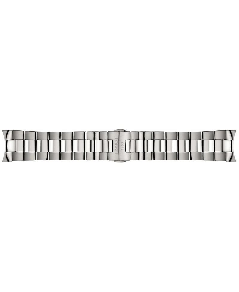 Tissot Men's Swiss Gentleman Gray Titanium Bracelet Watch 40mm