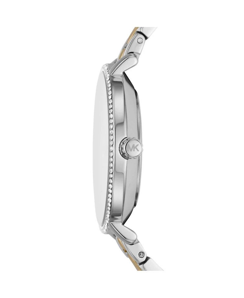 Michael Kors Women's Pyper Two-Tone Stainless Bracelet Watch 32mm Gift Set
