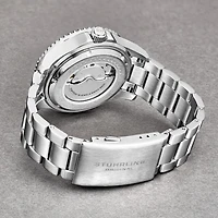 Men's Swiss Automatic Silver-Tone Stainless Steel Bracelet Watch 42mm