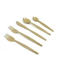 Vibhsa Flatware Gold 5 Piece Place Setting