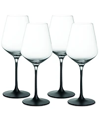 Villeroy Boch Manufacture Rock White Wine Glasses, Set of 4