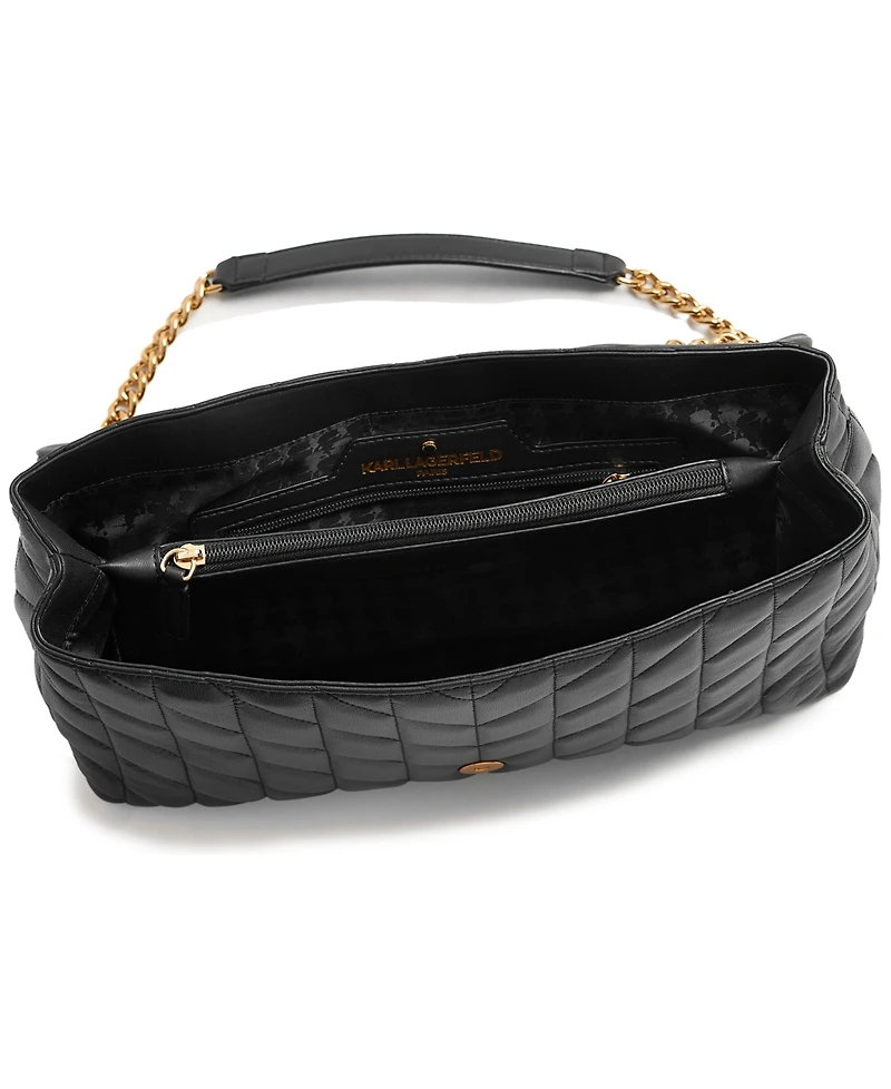 Karl Lagerfeld Paris Lafayette Large Shoulder Bag
