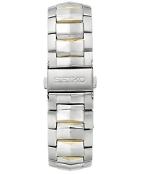 Seiko Men's Solar Chronograph Coutura Two-Tone Stainless Steel Bracelet Watch 44mm SSC376