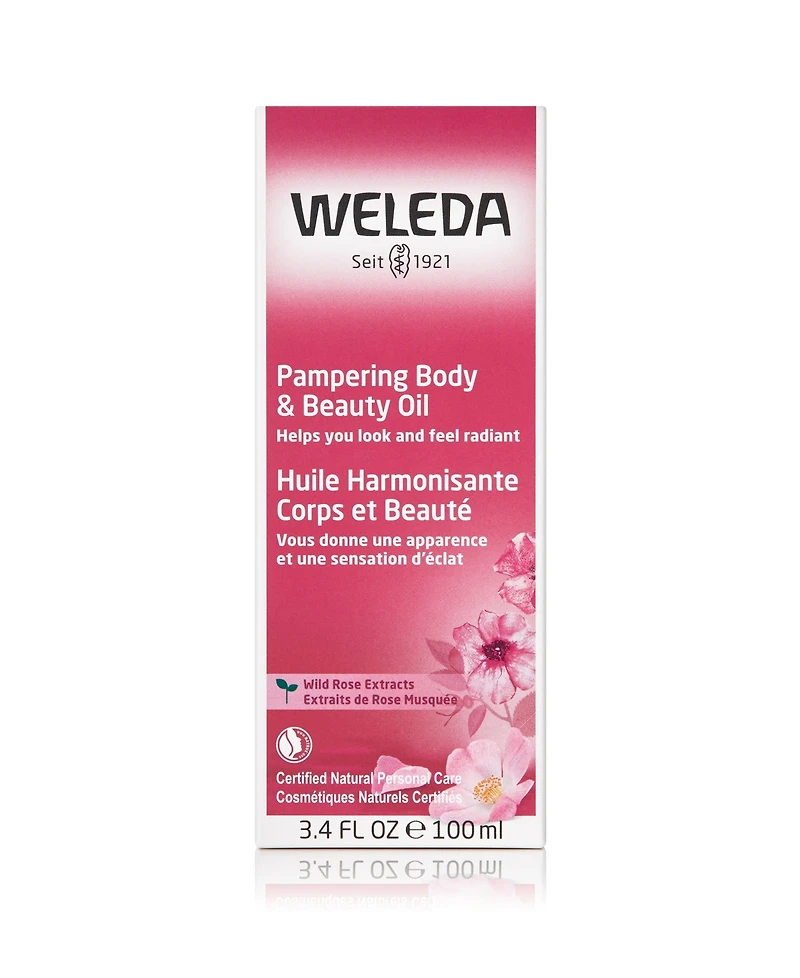 Weleda Pampering Body and Beauty Oil, 3.4 oz