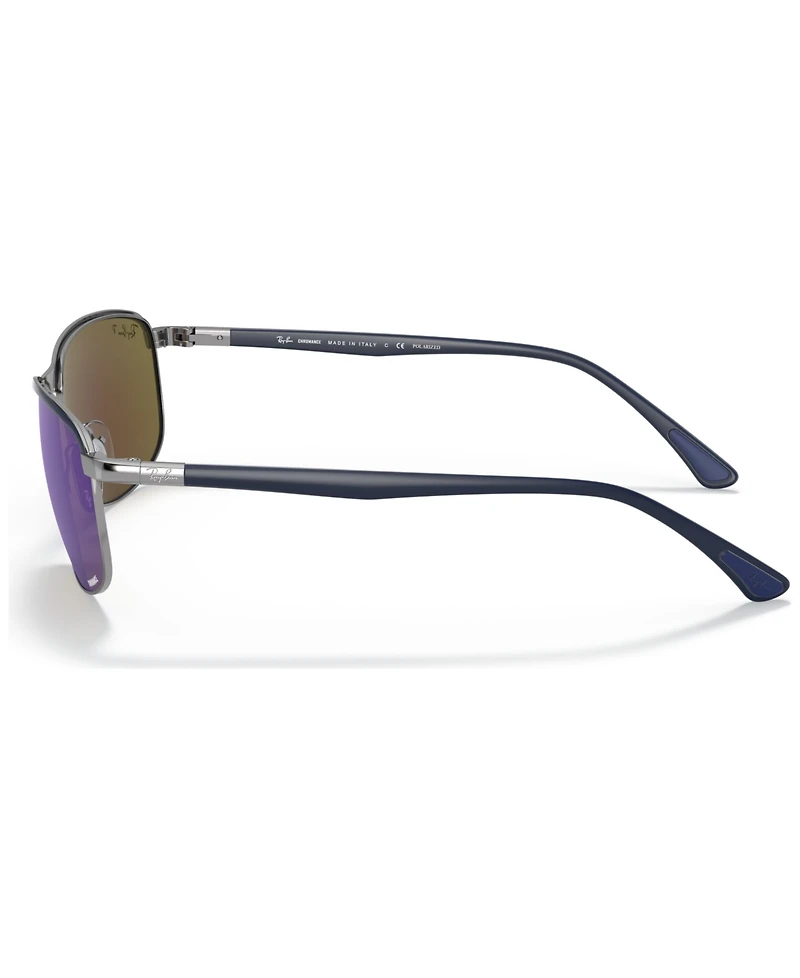 Ray-Ban Unisex Polarized Sunglasses, RB3671CH 60