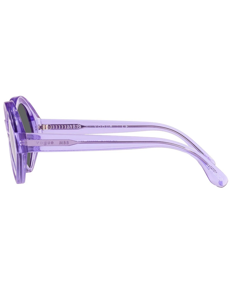 Mbb X Vogue Eyewear Sunglasses, VO5394S 52 - Transparent Lilac