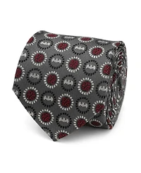 Dc Comics Men's Batman Medallion Symbol Silk Tie