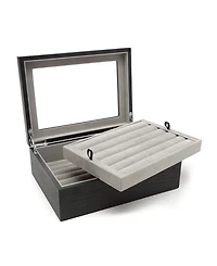 Ox & Bull Trading Co. Men's Onyx Cufflinks Collector's Case